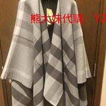 BURBERRY雙面兩用格紋羊絨圍巾(海軍藍) 歷史價格詳細信息
