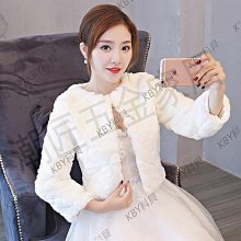 婚紗披肩女2022新款冬季加厚保暖新娘結婚旗袍外搭高貴旗艦店斗篷-KBY科貝 歷史價格詳細信息