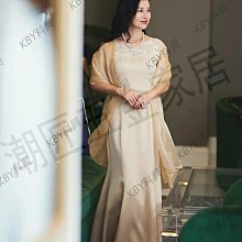 旗袍披肩金色婚紗伴娘服晚禮服絲巾兩用春秋圍巾女薄外搭舞台紗巾【亞克明燈家居】 歷史價格詳細信息