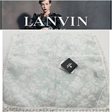 【皮老闆】新古真品 LANVIN 手帕  58*58 綿100% 日本製  L754 歷史價格詳細信息