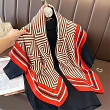 圍巾 披肩 韓版條紋時尚H秋冬仿羊絨圍巾女冬加厚雙面御寒圍脖斗篷披肩外搭WY040 歷史價格詳細信息