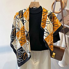 方巾 領巾 絲巾 圍巾 2023春秋新款時尚小香風氣質絲巾女兩用披肩頭巾小圍巾方巾領巾WY040 歷史價格詳細信息