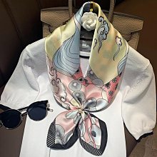 方巾 領巾 絲巾 圍巾 2020歐美時尚春新款小方巾女氣質職業領巾夏季防曬披肩多功能圍巾WY040 歷史價格詳細信息