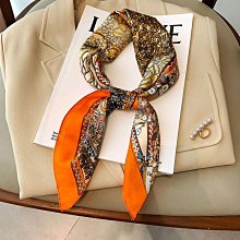 2021新款真絲小方巾夏天防曬裝飾薄款桑蠶絲絲巾洋氣百搭時尚印花 歷史價格詳細信息