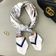 方巾 領巾 絲巾 圍巾 2020歐美時尚春新款小方巾女氣質職業領巾夏季防曬披肩多功能圍巾WY040 歷史價格詳細信息