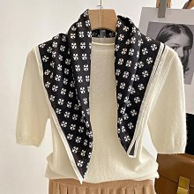 圍巾 披肩 2023新款韓版印花時尚仿羊絨圍巾女秋冬季保暖圍巾學生圍脖披肩WY040 歷史價格詳細信息