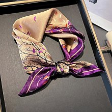 方巾 領巾 絲巾 圍巾 2023春秋新款時尚小香風氣質絲巾女兩用披肩頭巾小圍巾方巾領巾WY040 歷史價格詳細信息