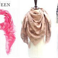 喬瑟芬【ALEXANDER MCQUEEN】下殺特價~海星骷顱頭 絲質 圍巾披肩 歷史價格詳細信息