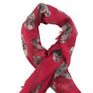 Alexander McQueen 骷顱裝飾WOC小牛皮鍊帶皮夾/長夾 銀色 歷史價格詳細信息