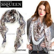 Alexander McQueen 骷顱裝飾WOC小牛皮鍊帶皮夾/長夾 銀色 歷史價格詳細信息