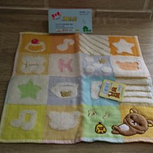婕的店日本精品~日本帶回~San-x粉彩格懶懶熊拉拉熊毛巾布手帕(25*25) 價格比較,價格查詢,歷史價格詳細信息