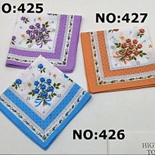☆創意特色專賣店☆28*28cm 全棉印花 女士手帕 老式清爽薄手帕-NO:404~NO:406 歷史價格詳細信息