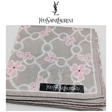 【皮老闆二店】新古真品 YSL 手帕  精品手帕 女用手帕 男用手帕 100%綿 日本製 48*48 A739 歷史價格詳細信息