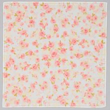 ~~凡爾賽生活精品~~全新日本進口紫色邊粉紅色玫瑰花造型純棉抹布.小方巾~日本製 歷史價格詳細信息