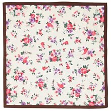 ~~凡爾賽生活精品~~全新日本進口紫色邊粉紅色玫瑰花造型純棉抹布.小方巾~日本製 歷史價格詳細信息