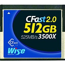 Wise CFast 2.0 128GB 3400X(510MB／s)記憶卡 歷史價格詳細信息