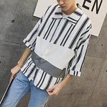 FINDSENSE X  潮男 時尚 百搭 港風潮牌棋盤格T恤短袖  短袖 歷史價格詳細信息