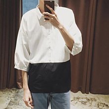 FINDSENSE X  潮男 時尚 百搭 半袖立體拼接純棉印花短袖T恤男  短袖 歷史價格詳細信息