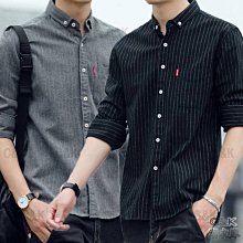 襯衫 男生長袖 新款韓版 修身中 青年條紋 男士襯衣 秋季 休閒潮流外套 男裝 男襯衫 歷史價格詳細信息