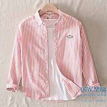 港風日系條紋襯衫 男 長袖襯衫 復古襯衫外套 潮流痞帥襯衣 休閒襯衣 高級上衣 男生外套  男生襯衫 條紋襯衣 男生上衣 歷史價格詳細信息