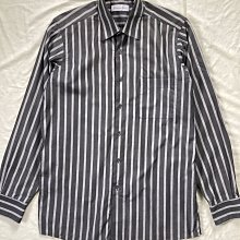 知性優雅條紋襯衫領圓弧下襬假兩件針織上衣(黑XL-5L)-I88熊衣褲語 歷史價格詳細信息