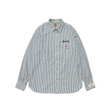 Human made STRIPED WORK L/S SHIRT 條紋長袖襯衫HM25SH001。太陽選物社 價格比較,價格查詢,歷史價格詳細信息