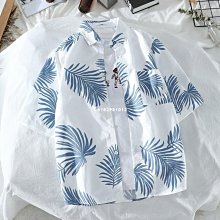 熱銷 夏季韓版短袖襯衫男士港風網紅漸變襯衣休閑寬松百搭扎染潮流寸衣-可開發票 歷史價格詳細信息