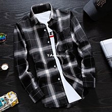 春秋季格子襯衫男 韓版潮流男生長袖襯衫 學生帥氣薄款百搭秋季襯衫 大尺碼休閑格子長袖襯衫  露天市集  全台最大的網路購 歷史價格詳細信息