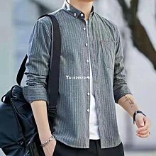 男士復古日常休閒條紋拼布休閒長袖襯衫 歷史價格詳細信息