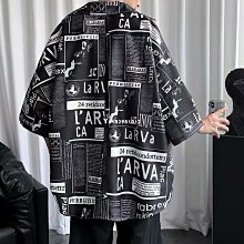 男士新款夏威夷休閑短袖襯衫沙灘個性時尚復古3D印花透氣百搭T恤 歷史價格詳細信息