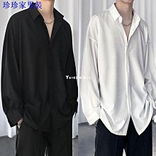 很仙的襯 男士拼色修身襯 春秋韓版帥氣撞色襯男 網紅長袖襯痞帥 歷史價格詳細信息