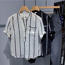 男士復古日常休閒條紋拼布休閒長袖襯衫 歷史價格詳細信息