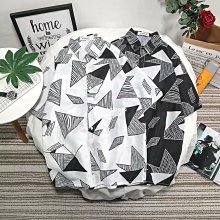 潮流百搭簡約襯衫男士2023新款春季條紋拼接外套男裝落肩長袖襯衣天天精選 歷史價格詳細信息