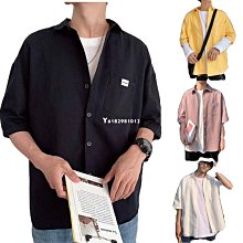 男生日系純色工裝襯衫 簡約小眾夾克 情侶休閒外套 寬鬆高級感工裝外套 長袖襯衫外套 復古休閒襯衣 歷史價格詳細信息