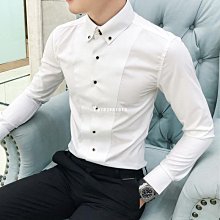 熱銷 襯衫男 韓版修身寸衫 正韓男士衣著 時尚休閑磨毛襯衣 長袖條紋加大碼新款  M-5XL4色 高質量-可開發票 歷史價格詳細信息