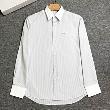 『名品站』菲拉格慕休閒長袖襯衫 英倫風型男修身條紋襯衫 原單大牌 專櫃精品簡約紳士白領襯衣40AT229 歷史價格詳細信息
