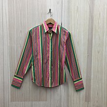 Ralph Lauren】條紋 長袖襯衫 粉*白 XL 男 歷史價格詳細信息
