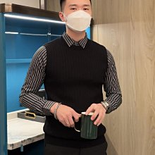 男士立領條紋襯衫 高級感韓版 彈力免燙 長袖襯衣 男裝 長袖上衣 歷史價格詳細信息