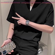 POLO衫男士短袖t恤冰絲感襯衫領領夏季商務潮牌高端純棉半袖-靚仔男裝 歷史價格詳細信息