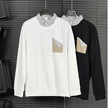 假兩件 衛衣男 新款ins 學院風秋裝上衣 情侶裝 韓版潮流寬鬆港風（VY115）【壹號站】 歷史價格詳細信息