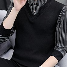 毛衣男 針織衫男 保暖上衣男 純色羊毛衫男秋冬款通勤百搭針織衫寬松套頭打底衫休閑簡約毛衣-潮男服飾 歷史價格詳細信息