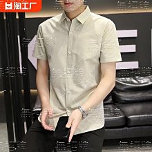 男童襯衫夏季薄款韓版兒童洋氣短袖上衣中大童裝半袖襯衣外搭新款 歷史價格詳細信息