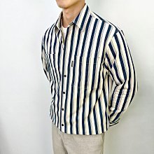 條紋襯衫 日系黑白寬條紋撞色 長袖襯衫 男女可穿【TJH1590】現貨＋預購 歷史價格詳細信息