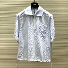 『名品站』DIOR休閒長袖襯衫 英倫風型男時尚條紋襯衫 原單大牌 專櫃精品棉府綢拼接條紋拉鏈襯衣45AT857 歷史價格詳細信息