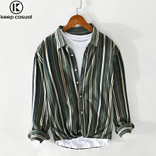 【直條長襯】休閒襯衫 韓風襯衫 上班襯衫 紳士【M-3XL】 歷史價格詳細信息