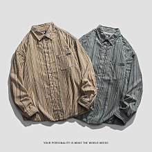 休閒襯衫男2024春季新款爆款襯衫男潮流美式重磅襯衣男士休閒 歷史價格詳細信息