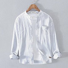 男士復古日常休閒條紋拼布休閒長袖襯衫 歷史價格詳細信息