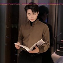 【秋冬新品】假兩件長袖襯衫男 修身韓版襯衫男 小眾個性拼接撞色上衣男 男襯衣 仿牛仔工裝長袖衫 305 歷史價格詳細信息