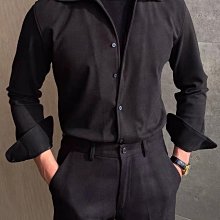 冬季男士保暖襯衫假兩件針織衫加絨加厚襯衣領長袖防寒男裝上衣長袖襯衫牛仔 長袖t shirt 排汗 t恤 男生衣著 素色襯 歷史價格詳細信息