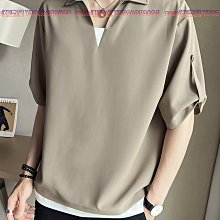 短袖織衫男 中高領t恤 潮牌緊身彈力毛衣短袖 韓版潮流緊身打底衫 歷史價格詳細信息